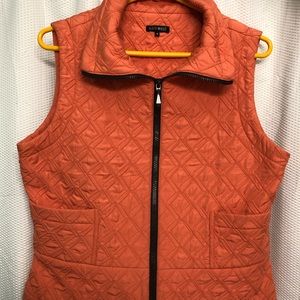 600 West Quilted Orange Vest